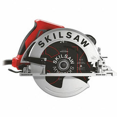 Skilsaw - 15 Amps, 7-1/4" Blade Diam, 5,300 RPM, Electric Circular Saw - 120 Volts, 10' Cord Length, 5/8" Arbor Hole, Left Blade - Industrial Tool & Supply