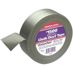 3M - 55m x 72mm x 10 mil Silver Polyethylene Cloth Duct Tape - Industrial Tool & Supply