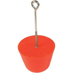 UltraTech - 7" Long x 6' Wide, Polyurethane Drain Plug - 6" Diam, Orange, Use for Spill Response - Industrial Tool & Supply