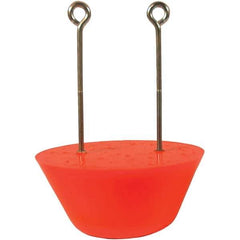UltraTech - 1' Long x 1' Wide, Polyurethane Drain Plug - 10" Diam, Orange, Use for Spill Response - Industrial Tool & Supply