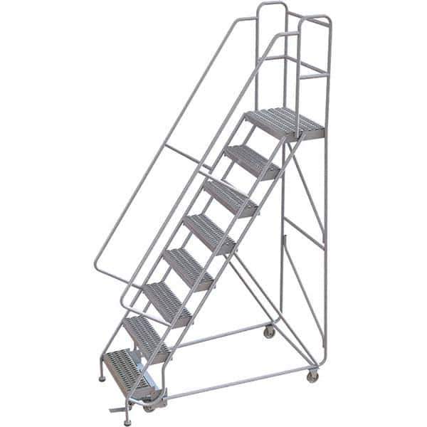 TRI-ARC - Rolling & Wall Mounted Ladders & Platforms Type: Rolling Warehouse Ladder Style: Rolling Safety Ladder - Industrial Tool & Supply