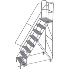 TRI-ARC - Rolling & Wall Mounted Ladders & Platforms Type: Rolling Warehouse Ladder Style: Rolling Safety Ladder - Industrial Tool & Supply