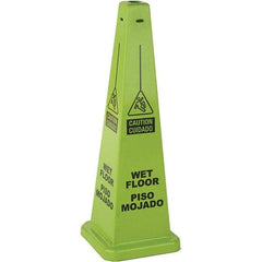 PRO-SAFE - Cone & A Frame Floor Signs Shape: Cone Type: Restroom, Janitorial & Housekeeping - Industrial Tool & Supply