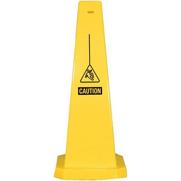 PRO-SAFE - Cone & A Frame Floor Signs Shape: Cone Type: Restroom, Janitorial & Housekeeping - Industrial Tool & Supply