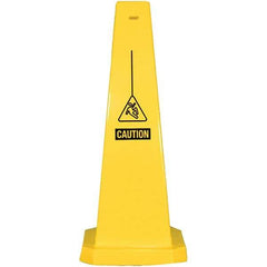 PRO-SAFE - Cone & A Frame Floor Signs Shape: Cone Type: Restroom, Janitorial & Housekeeping - Industrial Tool & Supply