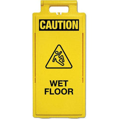 PRO-SAFE - Cone & A Frame Floor Signs Shape: A-Frame Type: Restroom, Janitorial & Housekeeping - Industrial Tool & Supply