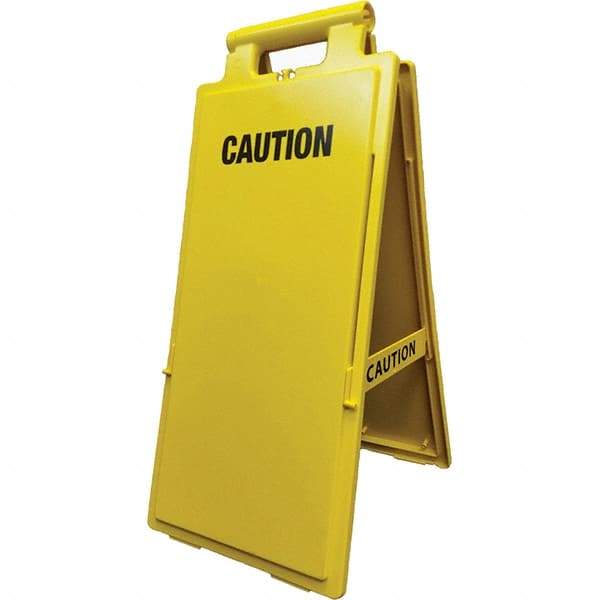 PRO-SAFE - Cone & A Frame Floor Signs Shape: A-Frame Type: Restroom, Janitorial & Housekeeping - Industrial Tool & Supply