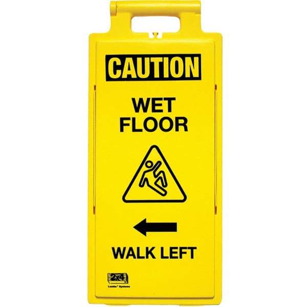 PRO-SAFE - Cone & A Frame Floor Signs Shape: A-Frame Type: Restroom, Janitorial & Housekeeping - Industrial Tool & Supply