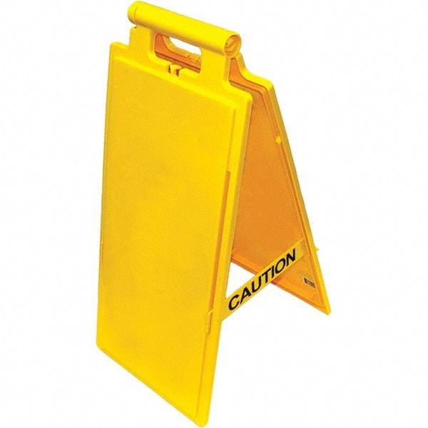 PRO-SAFE - Cone & A Frame Floor Signs Shape: A-Frame Type: Restroom, Janitorial & Housekeeping - Industrial Tool & Supply