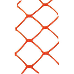 PRO-SAFE - 100' Long x 4' High, Orange Reusable Safety Fence - Industrial Tool & Supply
