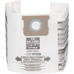 Ridgid - Vacuum Cleaner Bags Bag Type: Dust Collection Bag Vacuum Tank Capacity: 10.00 Gal - Industrial Tool & Supply