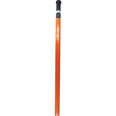PRO-SAFE - 8' High, Traffic Sign Mounting Hardware - Steel, Compatible with 114" High x 18" Wide Signs, Orange - Industrial Tool & Supply