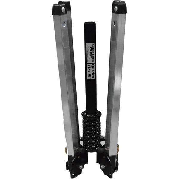 PRO-SAFE - 1-1/2' High, Traffic Sign Mounting Hardware - Aluminum, Compatible with 66" High x 48" Wide Signs, Silver - Industrial Tool & Supply