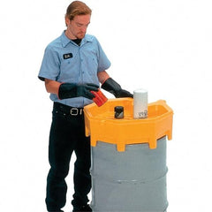 UltraTech - 9" High x 28" Diam, Polyethylene, Funnel - 5 Gal Drum/Pail Capacity - Industrial Tool & Supply