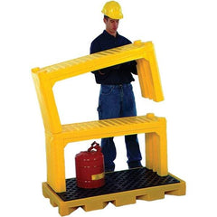 UltraTech - 4' Long x 1.2' Wide x 24" High, Spill Containment Stacking Shelf - Compatible with Spill Pallets & Decks - Industrial Tool & Supply