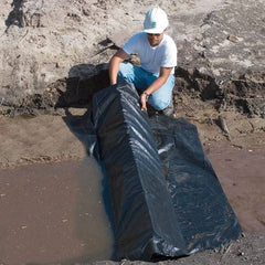 UltraTech - 84" Long x 10-1/2" High x 67" Wide Silt Dike - Black Urethane Foam/Geotextile, For Stormwater - Industrial Tool & Supply