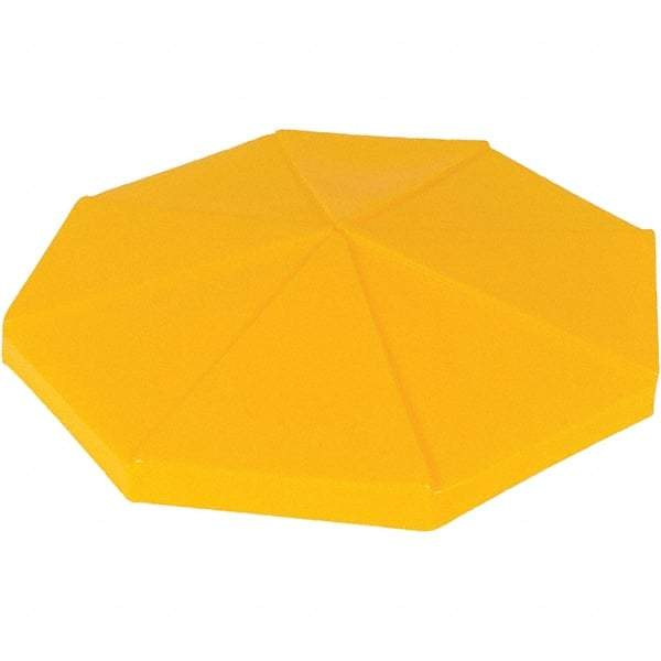 UltraTech - 3-1/2" High x 25" Diam, Polyethylene, Manual Closing Funnel Cover - Industrial Tool & Supply