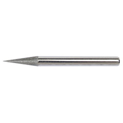 1/8″ × 3″ Electroplated Diamond Hone-150 Grit; 6 Degree Included Angle - Industrial Tool & Supply
