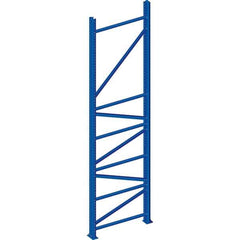 Interlake Mecalux - 20,867 Lb Capacity Heavy-Duty Framing Upright - 240" High x 42" Deep, Blue - Industrial Tool & Supply