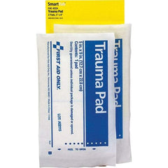 PRO-SAFE - 9" Long x 5" Wide, Trauma Pad - White, Gauze Bandage - Industrial Tool & Supply