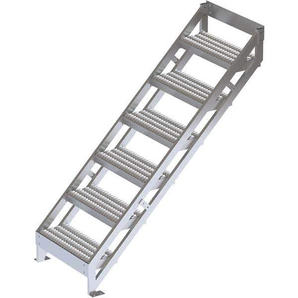 TRI-ARC - Rolling & Wall Mounted Ladders & Platforms Type: Ladder Style: Stair Unit - Industrial Tool & Supply