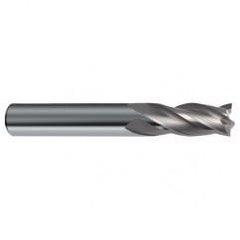 7/16 Dia. x 4-1/2 Overall Length 4-Flute Square End Solid Carbide SE End Mill-Round Shank-Center Cut-Uncoated - Industrial Tool & Supply