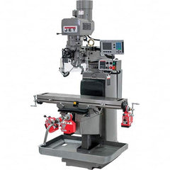Jet - 42 x 9" 230V Electronic Variable Speed Control 3 Phase Knee Milling Machine - Industrial Tool & Supply