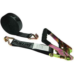 US Cargo Control - Slings & Tiedowns (Load-Rated) Type: Ratchet Tie Down Width (Inch): 2 - Industrial Tool & Supply