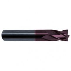 11/64 Dia. x 2 Overall Length 4-Flute Square End Solid Carbide SE End Mill-Round Shank-Center Cut-Firex - Industrial Tool & Supply