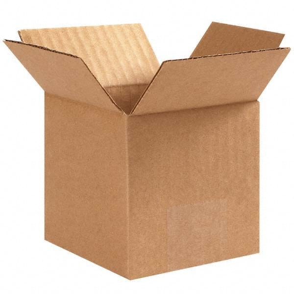 Made in USA - Pack of (25) 4" Wide x 4" Long x 4" High Moving Boxes - Industrial Tool & Supply