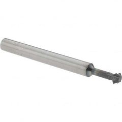 Accupro - 3/16° 3/16" Cut Diam, 0.093" Cut Width, 3/16" Shank, Solid Carbide Double-Angle Cutter - Industrial Tool & Supply