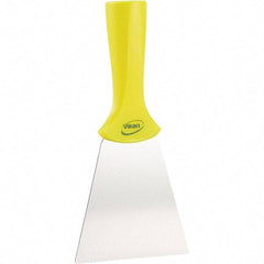 Vikan - Scrapers & Scraper Sets Blade Style: Straight Flexibility: Stiff - Industrial Tool & Supply