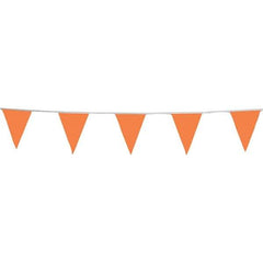 PRO-SAFE - Pennants Color: Orange Overall Length (Feet): 60.00 - Industrial Tool & Supply