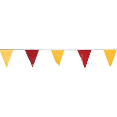 PRO-SAFE - Pennants Color: Red/Yellow Overall Length (Feet): 105.00 - Industrial Tool & Supply
