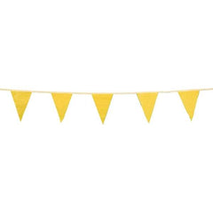 PRO-SAFE - Pennants Color: Yellow Overall Length (Feet): 100.00 - Industrial Tool & Supply