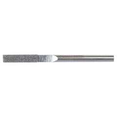 0.079″ × 0.040″ Electroplated Diamond File Round 100 Grit 5/8″ Diamond - Industrial Tool & Supply