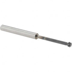 Accupro - 3/16° 3/16" Cut Diam, 0.093" Cut Width, 3/16" Shank, Solid Carbide Double-Angle Cutter - Industrial Tool & Supply