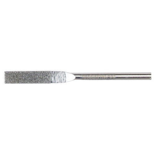 0.157″ × 0.040″ Electroplated Diamond File Flat 100 Grit 5/8″ Diamond - Industrial Tool & Supply