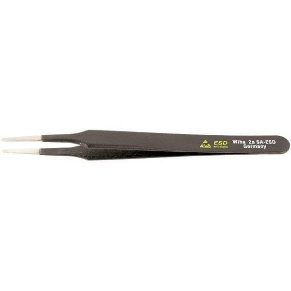 Wiha - Tweezers Type: ESD Safe Pattern: 2A-SA - Industrial Tool & Supply