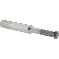 Accupro - 1/2° 1/2" Cut Diam, 0.187" Cut Width, 1/2" Shank, Solid Carbide Double-Angle Cutter - Industrial Tool & Supply