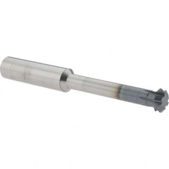 Accupro - 1/2° 1/2" Cut Diam, 0.187" Cut Width, 1/2" Shank, Solid Carbide Double-Angle Cutter - Industrial Tool & Supply