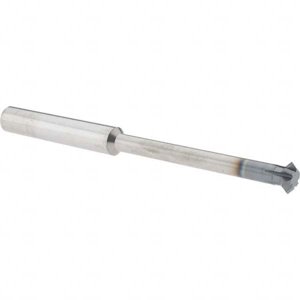 Accupro - 1/2° 1/2" Cut Diam, 0.187" Cut Width, 1/2" Shank, Solid Carbide Double-Angle Cutter - Industrial Tool & Supply