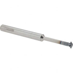 Accupro - 1/4° 1/4" Cut Diam, 0.072" Cut Width, 1/4" Shank, Solid Carbide Double-Angle Cutter - Industrial Tool & Supply