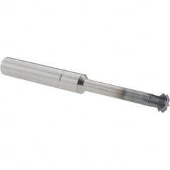 Accupro - 5/16° 5/16" Cut Diam, 1/8" Cut Width, 5/16" Shank, Solid Carbide Double-Angle Cutter - Industrial Tool & Supply