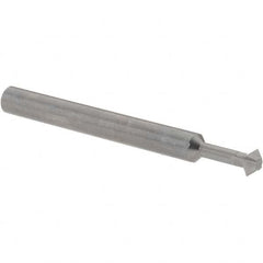 Accupro - 3/16° 3/16" Cut Diam, 0.093" Cut Width, 3/16" Shank, Solid Carbide Double-Angle Cutter - Industrial Tool & Supply