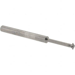 Accupro - 3/16° 3/16" Cut Diam, 0.055" Cut Width, 3/16" Shank, Solid Carbide Double-Angle Cutter - Industrial Tool & Supply