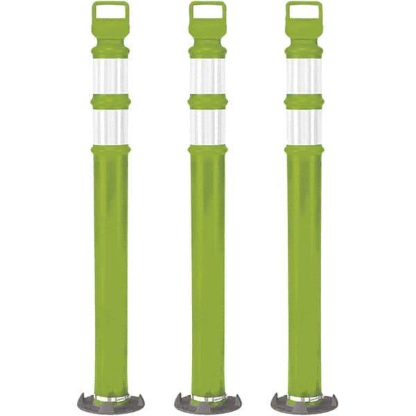 PRO-SAFE - Traffic Barrels, Delineators & Posts Type: Delineator Post Material: Polyethylene - Industrial Tool & Supply