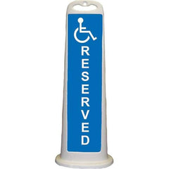 PRO-SAFE - Traffic Barrels, Delineators & Posts Type: Vertical Panel Material: Polyethylene - Industrial Tool & Supply