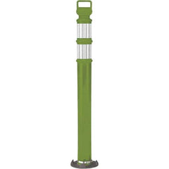 PRO-SAFE - Traffic Barrels, Delineators & Posts Type: Delineator Post Material: Polyethylene - Industrial Tool & Supply