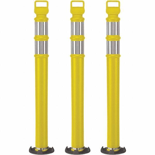 PRO-SAFE - Traffic Barrels, Delineators & Posts Type: Delineator Post Material: Polyethylene - Industrial Tool & Supply